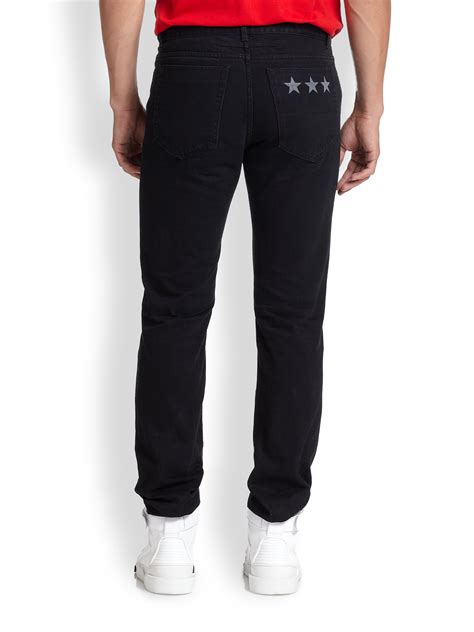 givenchy star panel trousers|givenchy men's pants.